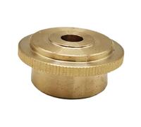 TISHITA Coperchio Valvola Francese, Coperchio Inferiore Valvola Tuba, Pezzo di Ricambio in Rame Sostituibile, Facile Da Manutenere per Strumenti in Ottone, Le, L