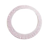 TISHITA Copertura Anello Ginnastica Ritmica Elasticizzata Protettiva Custodia Paracolpi Accessorio Resistente all'Usura in Nylon Adatta a Ginnastica Danza Ese, Bianco, S