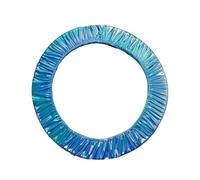 TISHITA Copertura Anello Ginnastica Ritmica Elasticizzata Protettiva Custodia Paracolpi Accessorio Resistente all'Usura in Nylon Adatta a Ginnastica Danza Ese, Blu, M