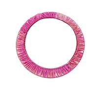 TISHITA Copertura Anello Ginnastica Ritmica Elasticizzata Protettiva Custodia Paracolpi Accessorio Resistente all'Usura in Nylon Adatta a Ginnastica Danza Ese, Rosa Rossa, S