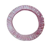 TISHITA Copertura Anello Ginnastica Ritmica Elasticizzata Protettiva Custodia Paracolpi Accessorio Resistente all'Usura in Nylon Adatta a Ginnastica Danza Ese, Rosa, M