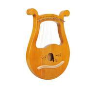 TISHITA Corde Strumento Musicale custica Lyra Cornice 19 Corde con Corpo Cavo E Cornice Arcuata Adatta per Rilassante Ensemble, Arpa Lira A 19 Corde, Tipo A Scatola, Con Motivo A Gru