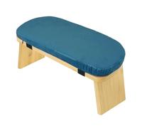 TISHITA Da Meditazione Inginocchiatoio in Legno Sedia Portatile da con Supporto Stabile per Postura Equilibrata Adatto a Meditazione Guidata, Blu