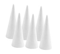 TISHITA Decorazioni Natalizie Leggere in Cono di Schiuma per Alberi di Natale Fatti a Mano, Composizioni Floreali E Alberi, Style a