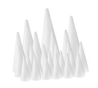 TISHITA Decorazioni Natalizie Leggere in Cono di Schiuma per Alberi di Natale Fatti a Mano, Composizioni Floreali E Alberi, Style D