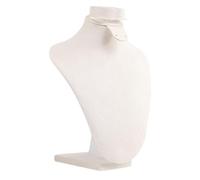 TISHITA Espositore Collana Elegante Supporto Collana Organizzatore Gioielli Busto Manichino in Tessuto Morbido per Esporre Gioielli Raffinati Adatto a, XXS