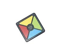 TISHITA Gioco di Memoria Elettronico, Gioco Portatile, Gioco di Memoria Interattivo Genitore-Figlio, Macchina per Giochi di Allenamento della Memoria, di Forma Quadrata