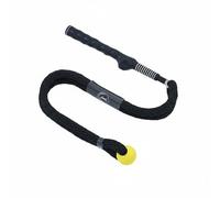 TISHITA Golf Swing Corda per Allenare Swing Golf Ausilio Pratica Strumento Controllo Tempo E Manico Sagomato Sensazione Realistica in Fibra di Poliestere, Nero, Impugnatura Sagomata