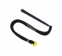 TISHITA Golf Swing Corda per Allenare Swing Golf Ausilio Pratica Strumento Controllo Tempo E Manico Sagomato Sensazione Realistica in Fibra di Poliestere, Nero, Impugnatura Standard