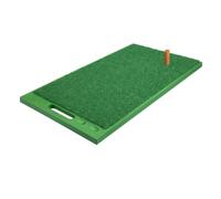 TISHITA Golf Training Pad Tappetino Allenamento Golf Chipping Mat per Allenare Precisione E Controllo Strato Inferiore TPE Antiscivolo E Protettivo Design, DJD032-PP Erba Corta