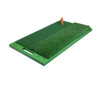 TISHITA Golf Training Pad Tappetino Allenamento Golf Chipping Mat per Allenare Precisione E Controllo Strato Inferiore TPE Antiscivolo E Protettivo Design, DJD032-Nylon Coreano Doppia Erba