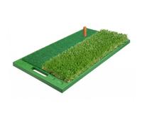 TISHITA Golf Training Pad Tappetino Allenamento Golf Chipping Mat per Allenare Precisione E Controllo Strato Inferiore TPE Antiscivolo E Protettivo Design, DJD032-PP Doppia Erba
