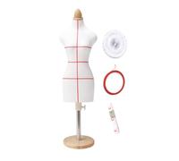 TISHITA Manichino da Robusto | Spillabile, Manichino per Regolabile, Stabile, Busto da Cucito con Piedistallo, Atelier, creatori di moda , Stile D