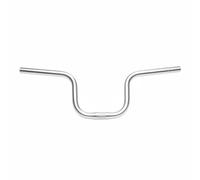TISHITA Manubrio Bici Manubrio Curvo Manubrio Pieghevole Manubrio Bicicletta Classico Componente Alluminio Lega Look Raffinato Postura Verticale Diametro, Argento