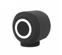 TISHITA Microfono Copertura Schiuma Parabrezza Schermo Pannello Fonoassorbente in Spugna E Plastica con Sigillatura a Cinque Lati per Ridurre Rumore E, Nero, Condensatore