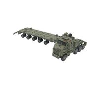 TISHITA Miniatura Camion Rimorchio Modellino Veicolo Giocattolo Assemblabile Materiale PP Funzione Educativa Adatto a Collezionisti Regalo Bambini Decorazione, Verde