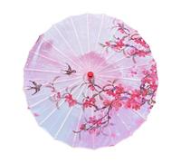 TISHITA Ombrello Parasol Cinese Seta Legno Carta Accessorio Floreale Resistente Pioggia Adatto a Fotografia Nozze Danza Cosplay Decorazioni Casa, Style E
