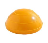 TISHITA Palla da Equilibrio Cuscino Ginnastica Pedana Coordinazione Mezza Sfera Fitness Compatta E Leggera per Allenarsi Ovunque Adatta per Esercizi di, Giallo