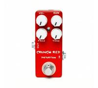 TISHITA Pedale Distorsione Chitarra Basso Processore Suono Musicale Effetti Stompbox Compatto Alta Distorsione Manopole Volume Gain Corpo Metallo Adatto per Sala Prove Home Studio Performance