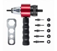 TISHITA Rivettatrice a Batteria Portatile | Impugnatura Ergonomica Antiscivolo, Rivettatrice per Inserti Filettati, Cantiere, Professionisti, Meccanici, Stile A