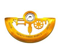 TISHITA Rotore Automatico per Orologio Massa Oscillante Accessorio di Montaggio Ricambio per Polso con Installazione Facilitata Adatto per La Manutenzione per, Giallo