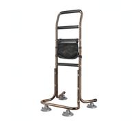 TISHITA Sbarra di Supporto Letto Corrimano Barra Maniglia in Alluminio con Impugnature Imbottite per Assistenza Alzata da Sedia, Ausilio Medico Da Comodino Per Alzarsi Con Fissaggio A Ventosa