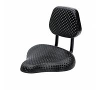 TISHITA Sella Bici con Schienale per Cuscinetto Sella Largo 34cm con perficie in Pelle Sintetica Cucitura Diamantata E di in Acciaio Curvo Adatta per Pensionati Andare