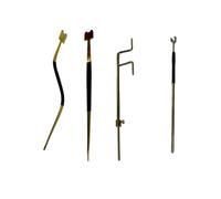 TISHITA Set da 4 Pezzi Utensili per Riparazione Cello con Setter Estrattore E Morsetto per Posizionamento con Profili Diversi E Angoli di Lavoro atto per Riparazione in E Assistenza