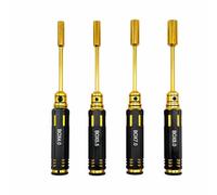 TISHITA Set di Punte Esagonali con Custodia | Robusto, Giraviti Esagonali con Manico in Alluminio, Compatto, Cacciavite Magnetico Codolo Esagonale, per Modellismo RC