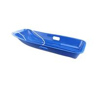 TISHITA Slittino Invernale da Neve con Maniglie, Funzionale, Realizzato in Materiale PP per Divertimento sulla Neve, Scivolate sulla Sabbia, Bambini, Blu