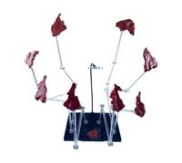 TISHITA Supporto per Action Figure Sostegno per Personaggi Base di Montaggio Espositore per Vetrine con Componenti Staccabili Adatto a Regali, Rosso