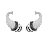 TISHITA Tappi Orecchie Silicone Professionali Flessibili Isolamento Rumore Lavabili Riutilizzabili Protezione Udito Adatti per Nuoto Viaggi Dormire Studio, Bianco