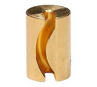 TISHITA Tubo Soppressore per Violoncello in Metallo, Accessorio per Strumento Realizzato in Ottone per L'uso in Lezioni di Musica, Prove Ed Esibizioni, 14x8mm