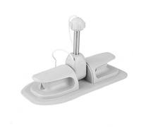 TISHITA Universal Paddle Holder Supporto Porta Pagaie Rod Holder Asta Verticale Base Installazione Doppia Presa Corpo Stampato Pvc Alberino Metallo con, Grigio
