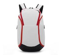 TISHITA Zaino Sportivo con Scomparto Palla Zaino da Allenamento Borsa da Pallone Borsa con Scomparto Scarpe con Scarpe Isolate E Abiti Separati 25l Tasche, Array, Bianco E Rosso