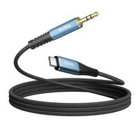 Tisino Cavo Aux 3,5mm a usb C (1m), cavo ausiliario per cuffie stereo Hi-Fi, compatibile con iPhone 15, 15 Pro Max Plus/Galaxy S24/S23 Ultra/iPad Pixel 9