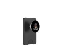 Tism M'Lord Cat Wizard Riding Mushroom Fantasy PopSockets PopWallet per MagSafe