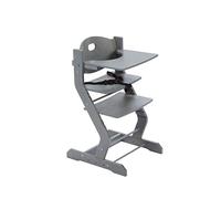 tiSsi Seggiolone in grigio con petto da stiro, Cintura e tavolo