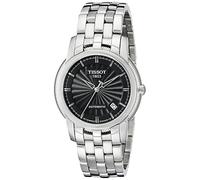 Tissot Ballade orologio quadrante nero in acciaio INOX