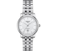 Tissot Carson Premium Automatic Lady 30mm Watch - Silver Dial, Stainless Steel Bracelet, Swiss Made