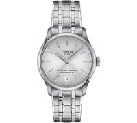 Tissot Chemin des Tourelles Powermatic 80 Women's Watch T1392071103100 - 34mm Stainless Steel, Silver Dial