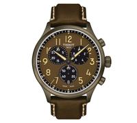 Tissot Chrono XL T116.617.36.092.00 - 45 mm Khaki PVD, Green Dial, Chronograph