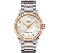 Tissot Luxury Automatic Lady Watch - Mother-of-Pearl Dial, Two-Tone Bracelet