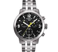 Tissot Men 's 42 mm Chronograph Silver Steel Bracelet & Case Watch T0554171105700 [importazioni parallele], Tipo di braccialetto, Clear, 1000, Tipo di bracciale, chiaro, 1000, Tipo di bracciale