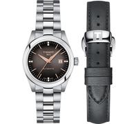 Tissot T-My Lady T132.007.11.066.01 Automatic Women's Watch in Steel with Second Leather Strap