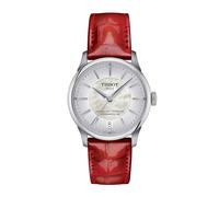 TISSOT Orologio Automatico T1392071611100, Rosso, Cinturino