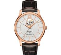 Tissot Orologio da polso da uomo analogico automatico Tradition Powermatic 80 Open Heart
