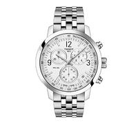Tissot orologio PRC 200 Chronograph 43mm argento quarzo acciaio T114.417.11.037.00