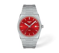 Tissot PRX quarzo 40mm quadrante rosso per uomo, Rosso -