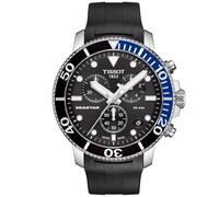 Tissot Seastar 1000 Quartz Chronograph T120.417.17.051.02 - Cronografo da uomo, Nero, Cinturino